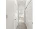 Hallway view with a view to the bathroom and bathtub at 3539 Clearwater Cir, Indianapolis, IN 46240