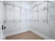 The closet features an organized shelving system, hardwood floors and white trim at 395 Breakwater Dr, Fishers, IN 46037