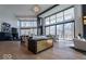 Spacious open-concept kitchen with high ceilings and large windows at 395 Breakwater Dr, Fishers, IN 46037