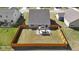 Home featuring a fenced backyard and a cozy gazebo at 4213 Katie Ln, Indianapolis, IN 46239