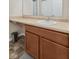 Bathroom features a neutral vanity and flooring providing a clean and functional space at 4213 Katie Ln, Indianapolis, IN 46239