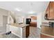 Well-designed kitchen with a central island, modern appliances, and easy access to the living areas at 4213 Katie Ln, Indianapolis, IN 46239