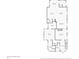 Floor plan illustrating layout of the kitchen, living room, dining room, and bedrooms on floor 1 at 450 W Ash St, Zionsville, IN 46077