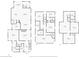 Combined floor plans showing the layout of each floor including the kitchen, bedrooms, and living spaces at 450 W Ash St, Zionsville, IN 46077