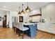 Stylish kitchen with white cabinets, stainless steel appliances, and a center island at 450 W Ash St, Zionsville, IN 46077