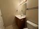 Powder room with modern fixtures and sink at 5730 Pemberly Dr, Indianapolis, IN 46221