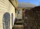 Exterior of home featuring a white front door with welcome mat at 5730 Pemberly Dr, Indianapolis, IN 46221