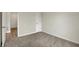 Bedroom with neutral carpet and view into walk in closet at 5777 Greenbrier Ct, Brownsburg, IN 46112
