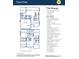 The Rowan floor plan boasting 2820 sq ft with 4 bedrooms, 2.5 baths, options for a sunroom, and a 3 car garage at 5777 Greenbrier Ct, Brownsburg, IN 46112