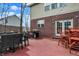 Back deck with charcoal grill and outdoor seating at 6545 Briarwood Pl, Zionsville, IN 46077