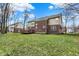 Spacious backyard with deck and brick exterior at 6545 Briarwood Pl, Zionsville, IN 46077