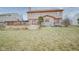 Backyard view with deck, open lawn area, perfect for outdoor activities at 7531 Bancaster Dr, Indianapolis, IN 46268
