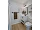 Clean bathroom featuring modern fixtures, vanity, and ample lighting at 7874 E County Road 200 N, Avon, IN 46123