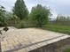 Paver patio in a fenced yard, perfect for outdoor enjoyment at 8551 Belle Union Ct, Camby, IN 46113