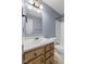 The full bath includes a sink with cabinet, and a shower and bathtub at 8551 Belle Union Ct, Camby, IN 46113