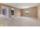 Large empty bedroom with carpet flooring and two closets at 8551 Belle Union Ct, Camby, IN 46113