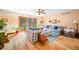 Bright living room with hardwood floors and natural light, creating a warm atmosphere at 8968 Old Haggard Rd, Morgantown, IN 46160