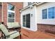 Exterior patio view with an outdoor seating area, ideal for enjoying the backyard view at 9253 Windrift Way, Zionsville, IN 46077