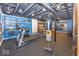 Equipped gym with blue walls and a variety of exercise equipment at 10027 Landis Blvd, Fishers, IN 46040