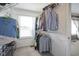 Organized walk-in closet with ventilated shelving and storage space at 10212 Ironway Dr, Indianapolis, IN 46239