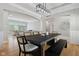 Spacious dining area with modern table and seating at 10725 Grindstone Dr, Fishers, IN 46037