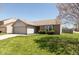 Charming single-Gathering home with a well-maintained lawn, attached garage, and beautiful landscaping at 12929 Shandon Ln, Fishers, IN 46038