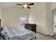 Bedroom featuring a bed, window, and dresser at 2037 Rhettsbury St, Carmel, IN 46032