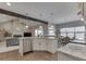 Bright, open kitchen with a large island, stainless steel appliances, and modern finishes at 2145 W Bedrock Ln, Greenfield, IN 46140