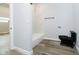 Bright bathroom with modern fixtures and a tub shower at 242 N Tacoma Ave, Indianapolis, IN 46201