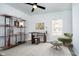 Bright home office space featuring sleek modern furniture and natural light at 242 N Tacoma Ave, Indianapolis, IN 46201