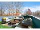 Inviting rooftop deck with stylish seating, perfect for relaxing and entertaining with neighborhood views at 242 N Tacoma Ave, Indianapolis, IN 46201