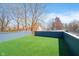 Turfed rooftop deck providing a flexible outdoor space for recreation and enjoyment at 242 N Tacoma Ave, Indianapolis, IN 46201