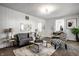 Bright living room with a sofa, area rug, and decor for a modern style at 2835 S Lyons Ave, Indianapolis, IN 46241