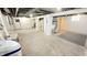 Unfinished basement with concrete floor, supports, and utilities ready for customization at 4929 Kingsley Dr, Indianapolis, IN 46205