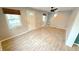 Inviting living room boasting hardwood floors, a bright window, and neutral-colored walls at 4929 Kingsley Dr, Indianapolis, IN 46205