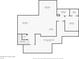 Basement floor plan featuring a Gathering room, game room, kitchen, bedroom, bathroom and basement at 5120 Melbourne Pl, Zionsville, IN 46077