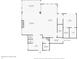 First floor plan featuring a large living room, kitchen, office, foyer and bathrooms at 5120 Melbourne Pl, Zionsville, IN 46077
