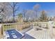Spacious back deck with grill and open backyard view at 5330 Manker St, Indianapolis, IN 46227