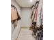 Well-organized walk-in closet with ample storage and wooden floor at 5330 Manker St, Indianapolis, IN 46227