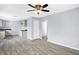 Bright open-concept space flows from the living area into the updated kitchen at 5350 E 20Th Pl, Indianapolis, IN 46218