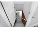 View down the stairwell leading to the basement at 5350 E 20Th Pl, Indianapolis, IN 46218