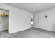 Carpeted bedroom featuring an open closet and door at 5540 Arrowgrass Ct, Noblesville, IN 46062