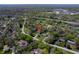 Property located in a well-established neighborhood with mature trees and manicured lawns at 5836 Andover Rd, Indianapolis, IN 46220