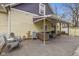 Outdoor patio area furnished with comfortable seating, ideal for entertaining or relaxing in the fresh air at 602 Prospect St, Indianapolis, IN 46203