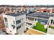 Unique rooftop amenities and a comfortable outdoor lounge on the building's roof at 932 Broadway St # 15, Indianapolis, IN 46202