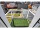 Relax on this balcony with a view of the lawn below at 932 Broadway St # 15, Indianapolis, IN 46202