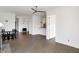 Open living area showcasing a modern kitchen, dining area, and plenty of natural light at 932 Broadway St # 15, Indianapolis, IN 46202