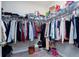 Organized walk-in closet with wire shelving providing ample storage for clothes, shoes and personal items at 981 Mound St, Bargersville, IN 46106