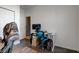 Office featuring an ergonomic chair, desk, bright walls and tile flooring at 1360 Evergreen Dr, Greenfield, IN 46140