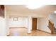 Spacious basement with laminate floors, recessed lighting and neutral tones at 14573 Waverly Dr, Carmel, IN 46033